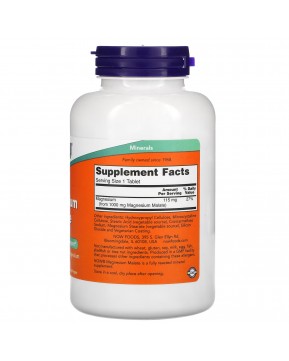 NOW Foods, малат магния 1000 мг, 180 таблеток